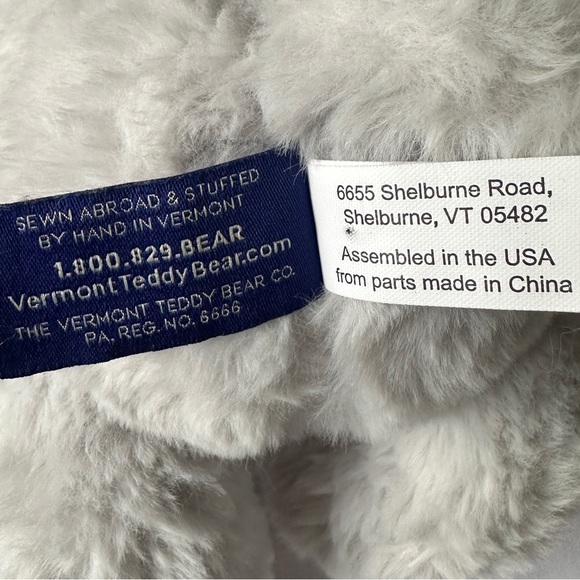 Vermont Teddy Bear Cuddle Cub Elephant - Lifetime guarantee - Picture 7 of 7